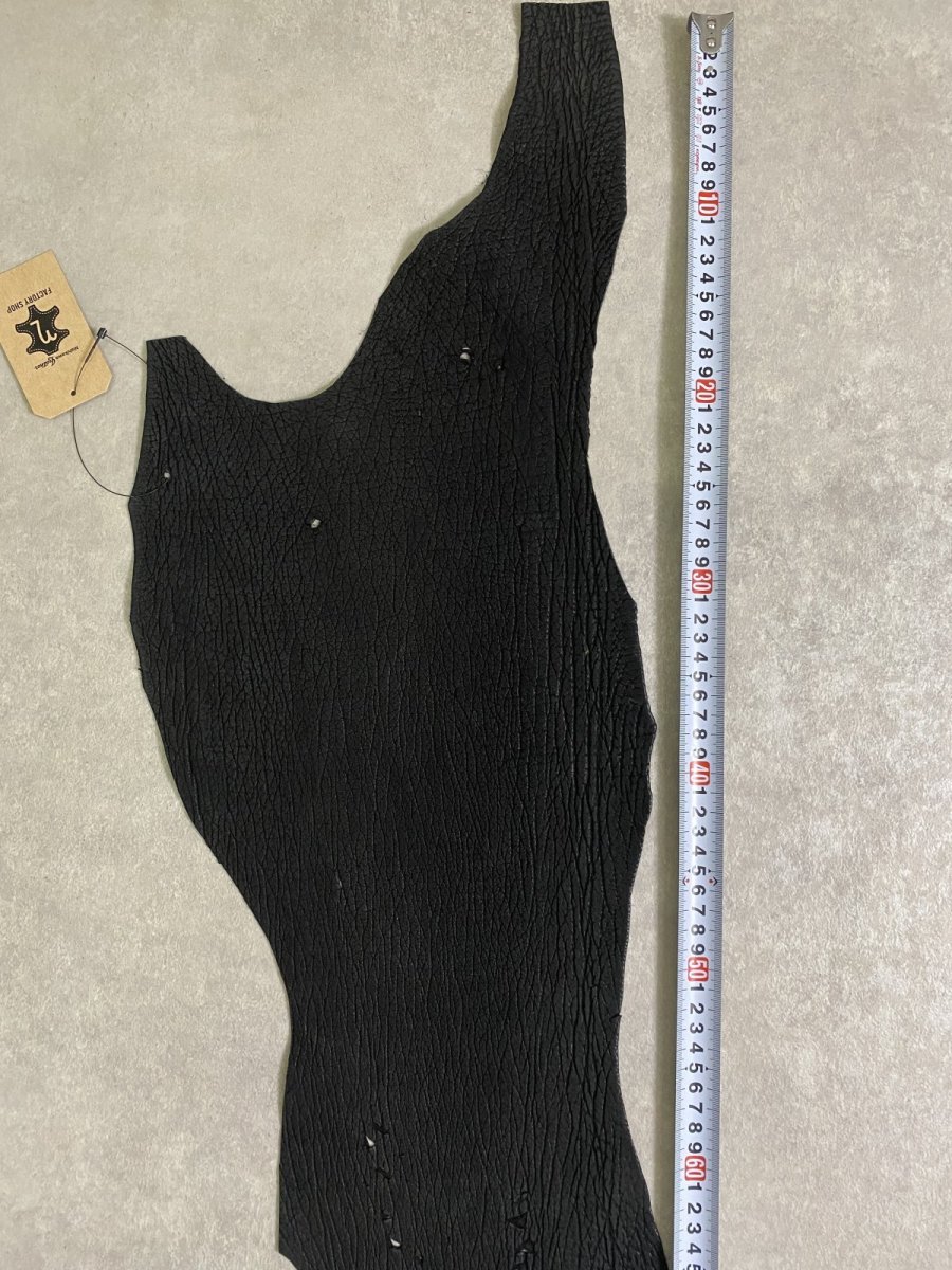 画像5: シャーク　ヌバック　ブラック　サメ革　鮫革　シャークスキン (5)