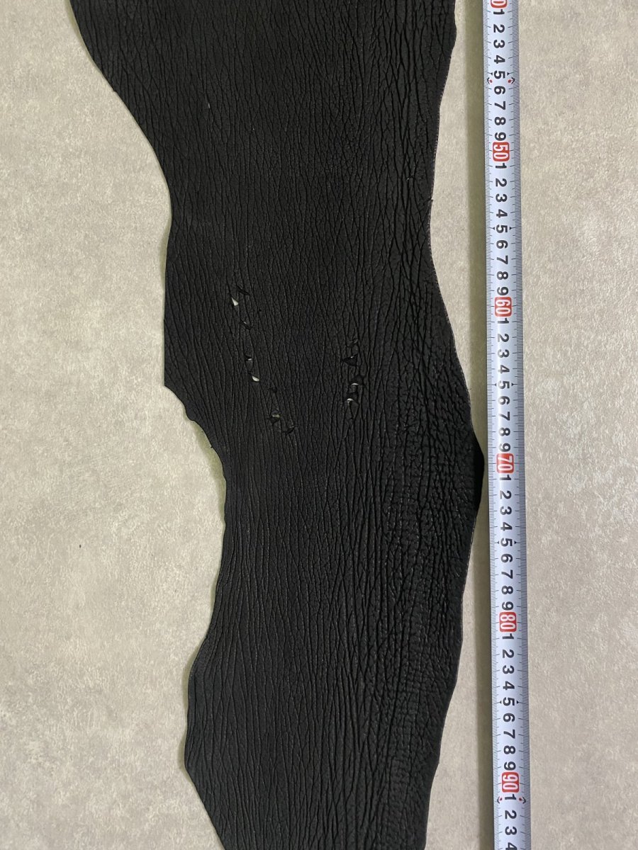 画像6: シャーク　ヌバック　ブラック　サメ革　鮫革　シャークスキン (6)