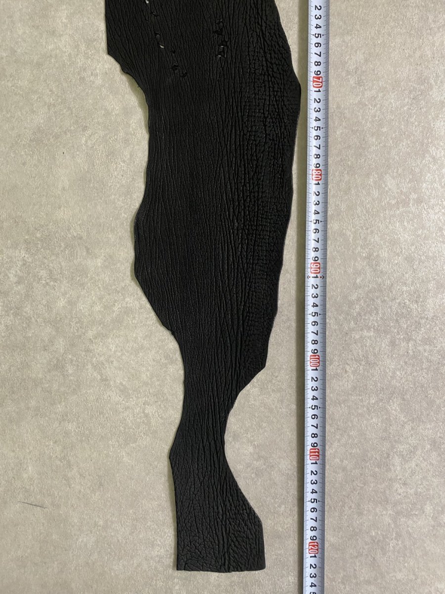 画像7: シャーク　ヌバック　ブラック　サメ革　鮫革　シャークスキン (7)