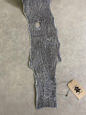 画像5: シャーク　白×黒　サメ革　鮫革　シャークスキン　 (5)
