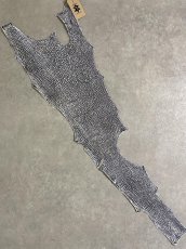 画像1: シャーク　白×黒　サメ革　鮫革　シャークスキン　 (1)
