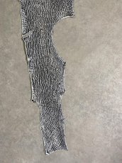 画像6: シャーク　白×黒　サメ革　鮫革　シャークスキン　 (6)