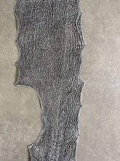 画像5: シャーク　白×黒　サメ革　鮫革　シャークスキン　 (5)