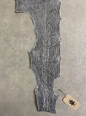 画像6: シャーク　白×黒　サメ革　鮫革　シャークスキン　 (6)