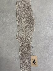 画像6: シャーク　バニラ×茶　サメ革　鮫革　シャークスキン　 (6)