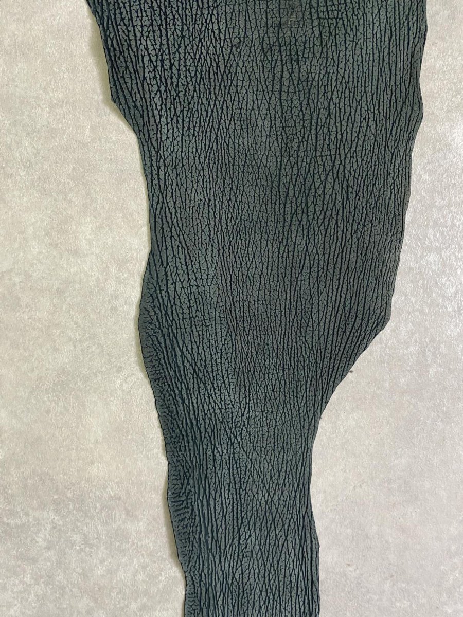 画像6: シャーク　ヌバック　グリーン　サメ革　鮫革　シャークスキン (6)