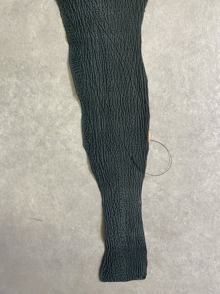 画像7: シャーク　ヌバック　グリーン　サメ革　鮫革　シャークスキン (7)