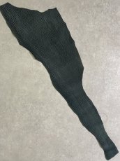 画像1: シャーク　ヌバック　グリーン　サメ革　鮫革　シャークスキン (1)
