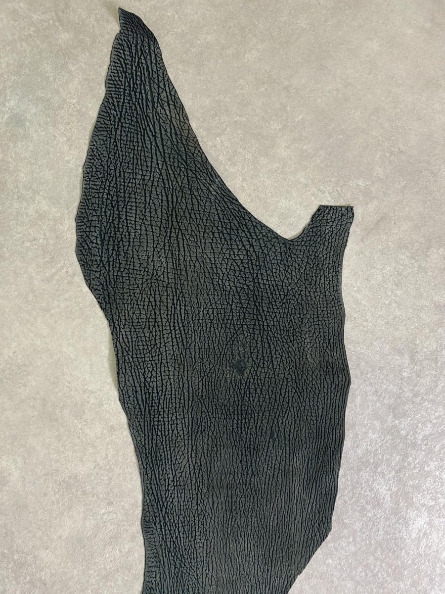 画像4: シャーク　ヌバック　グリーン　サメ革　鮫革　シャークスキン (4)