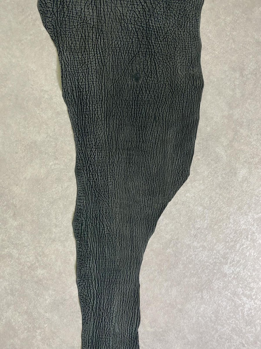 画像5: シャーク　ヌバック　グリーン　サメ革　鮫革　シャークスキン (5)