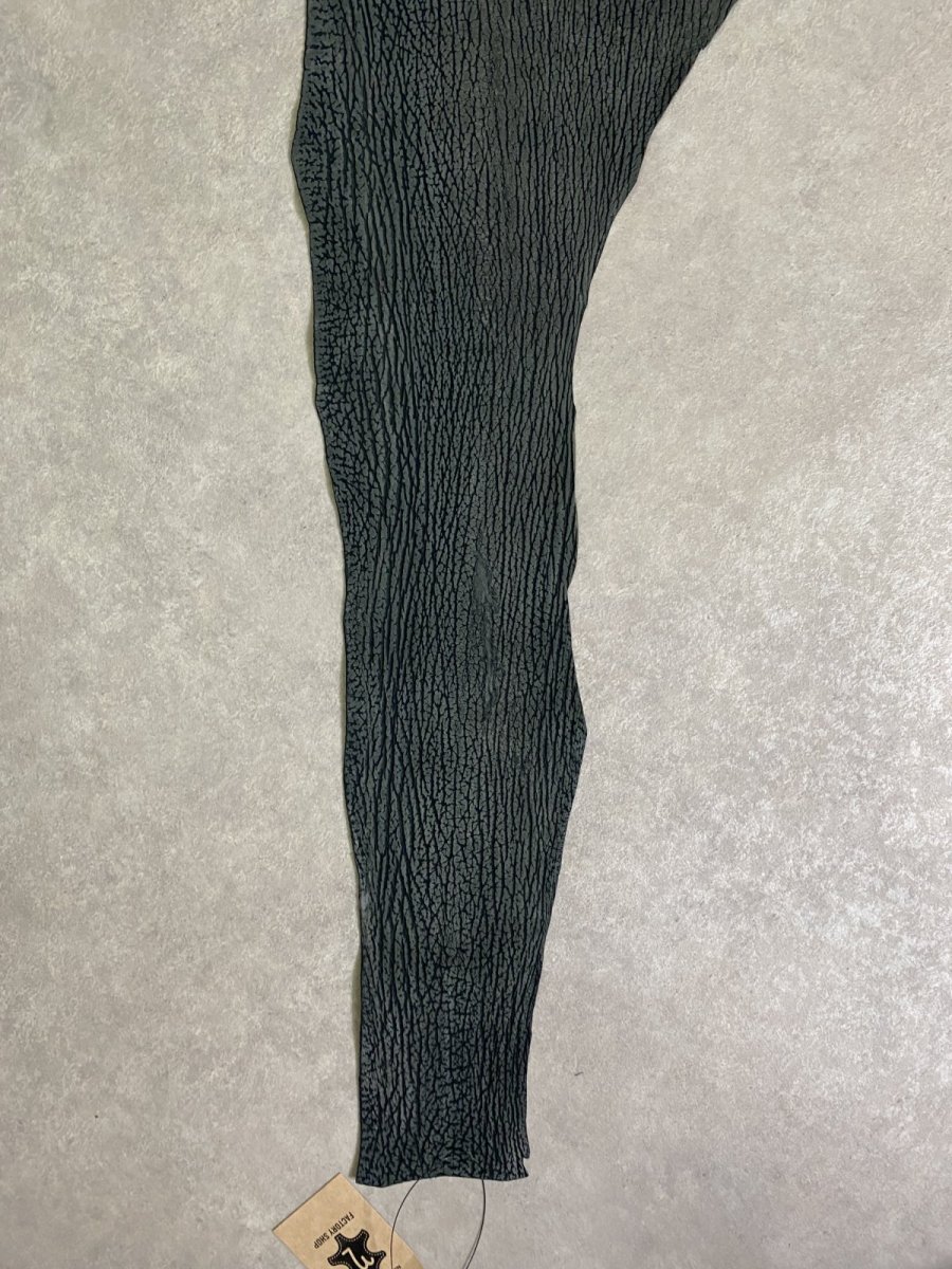 画像6: シャーク　ヌバック　グリーン　サメ革　鮫革　シャークスキン (6)