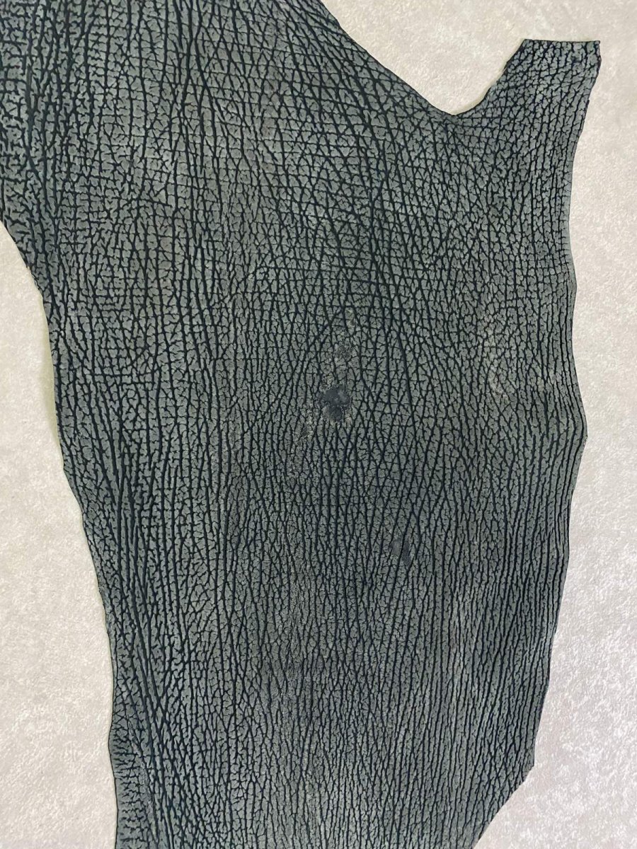 画像7: シャーク　ヌバック　グリーン　サメ革　鮫革　シャークスキン (7)