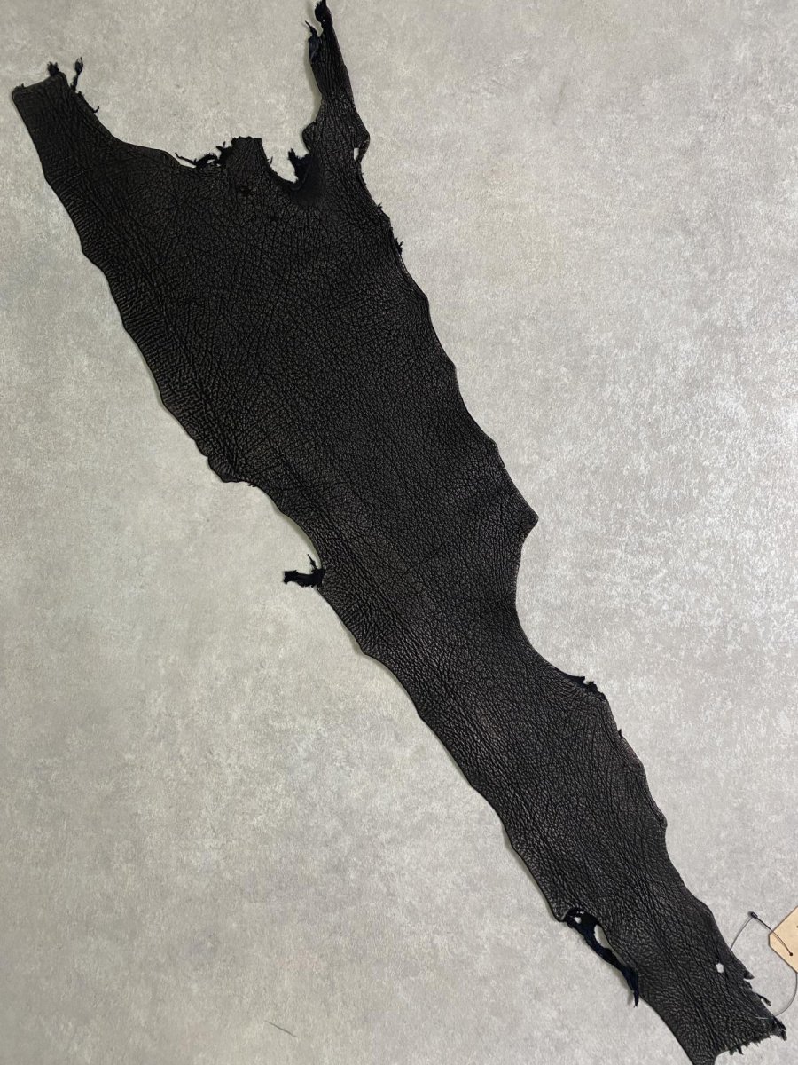 画像1: シャーク　ブラック　鮫革　シャークスキン (1)