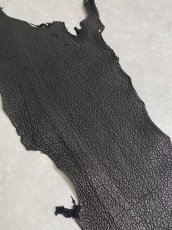 画像2: シャーク　ブラック　鮫革　シャークスキン (2)