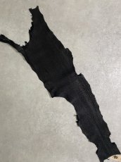 画像1: シャーク　ブラック　鮫革　シャークスキン (1)