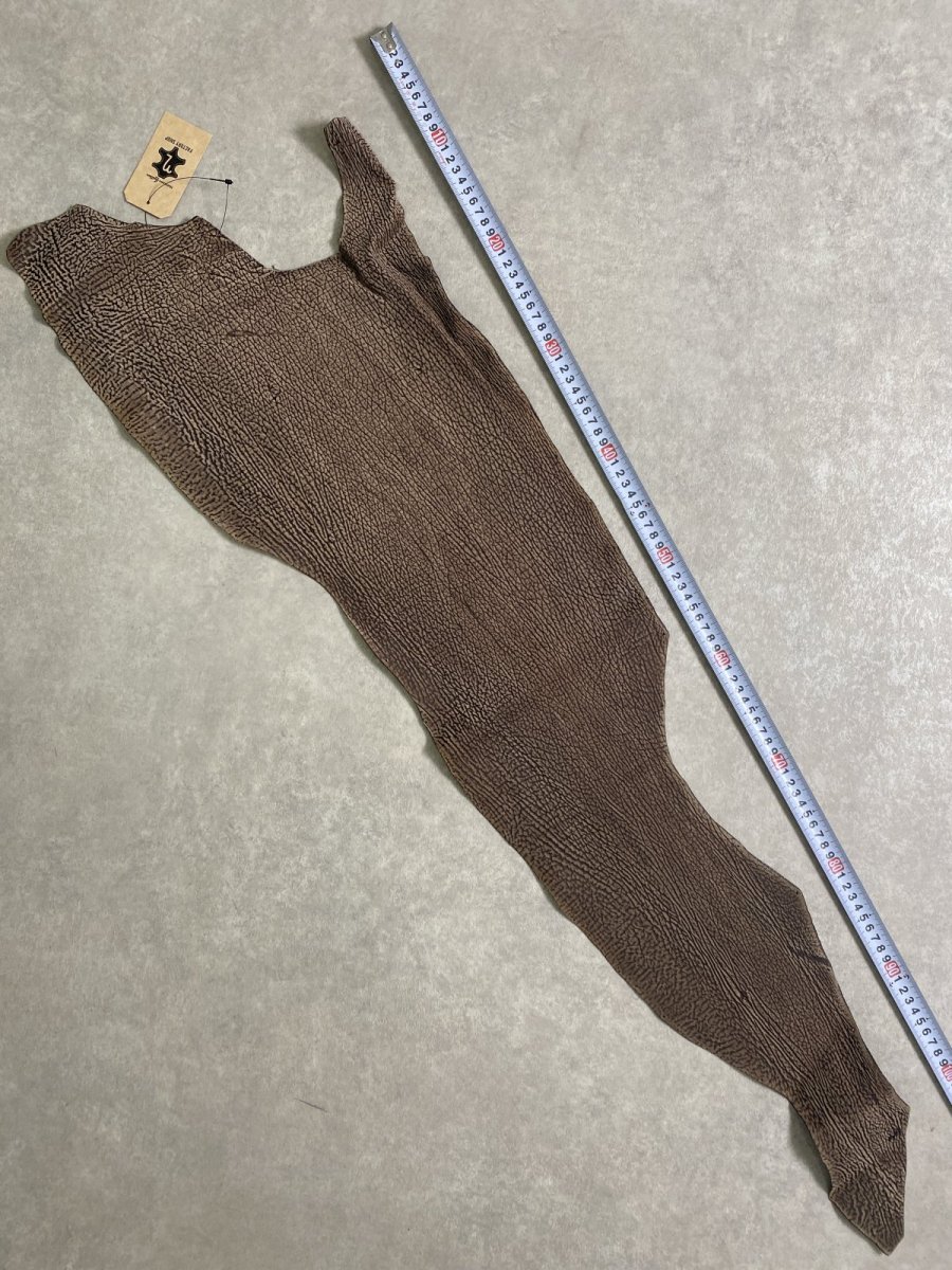 画像8: シャーク　ヌバック　ブラウン  鮫革 (8)