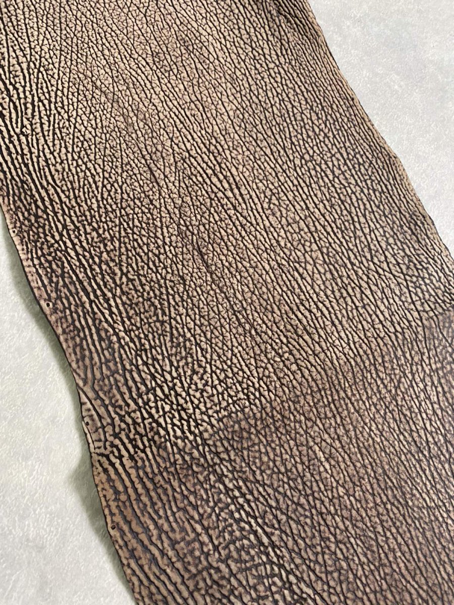 画像3: シャーク　ヌバック　ブラウン  鮫革 (3)