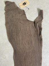 画像4: シャーク　ヌバック　ブラウン  鮫革 (4)