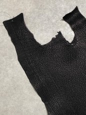 画像2: シャーク　ブラック　鮫革　シャークスキン (2)