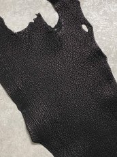 画像3: シャーク　ブラック　鮫革　シャークスキン (3)