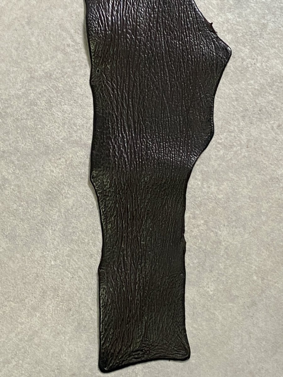 画像4: シャーク　ブラウン　サメ革　鮫革　シャークスキン (4)