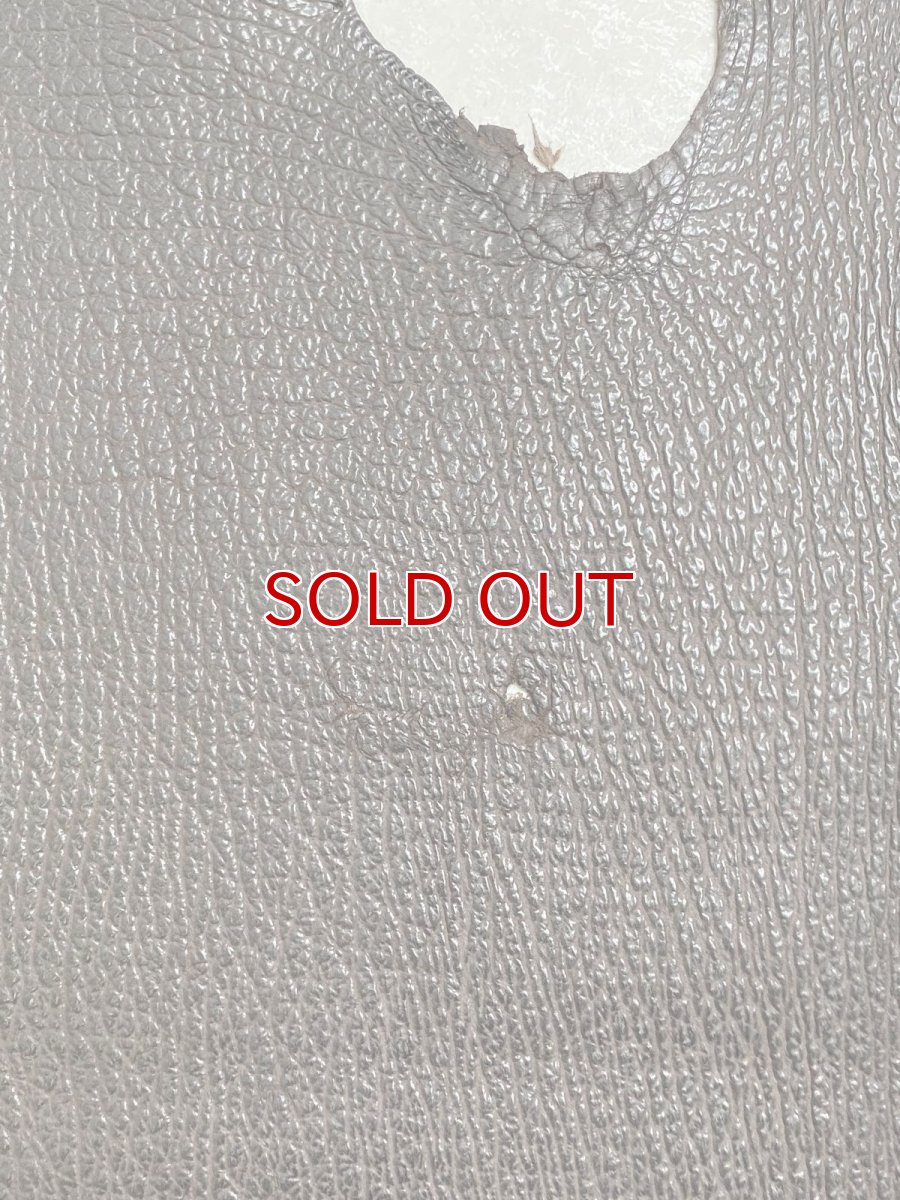 画像5: シャーク　ブラウン　サメ革　鮫革　シャークスキン (5)