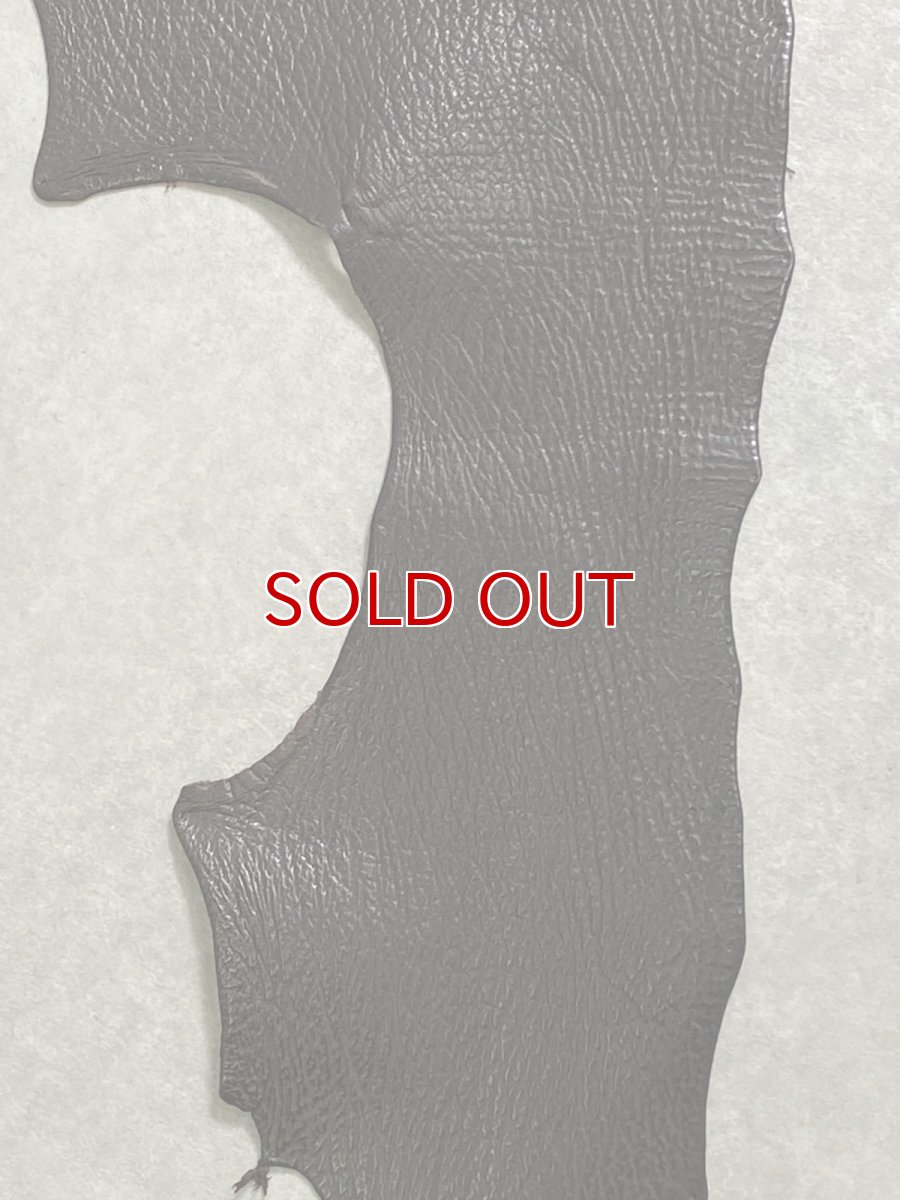 画像4: シャーク　ブラウン　サメ革　鮫革　シャークスキン (4)