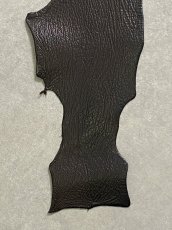 画像5: シャーク　ブラウン　サメ革　鮫革　シャークスキン (5)