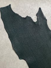 画像2: シャーク　ダークグリーン　サメ革　鮫革　シャークスキン (2)