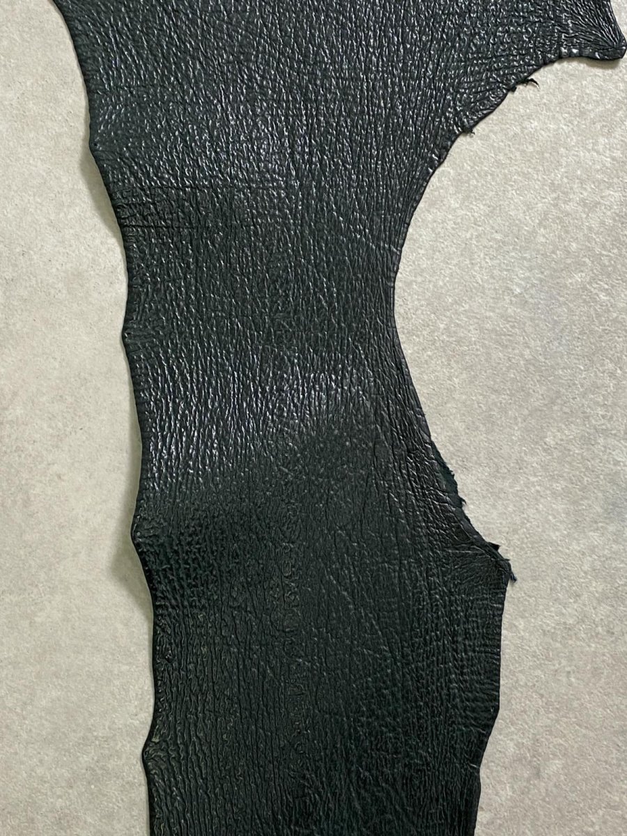 画像4: シャーク　ダークグリーン　サメ革　鮫革　シャークスキン (4)