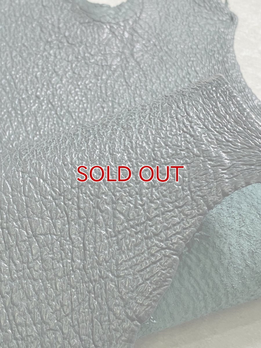 画像7: シャーク　ダークグリーン　サメ革　鮫革　シャークスキン (7)