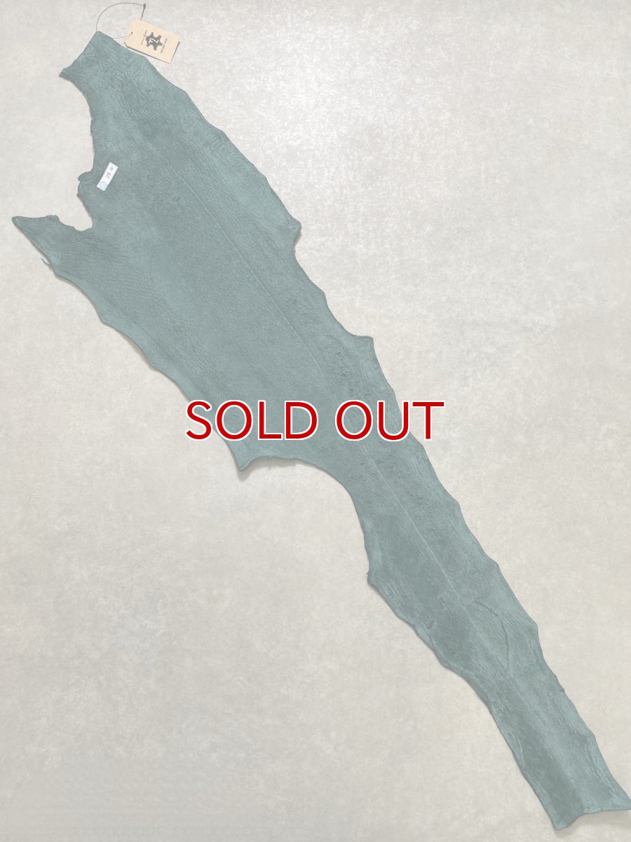 画像8: シャーク　ダークグリーン　サメ革　鮫革　シャークスキン (8)