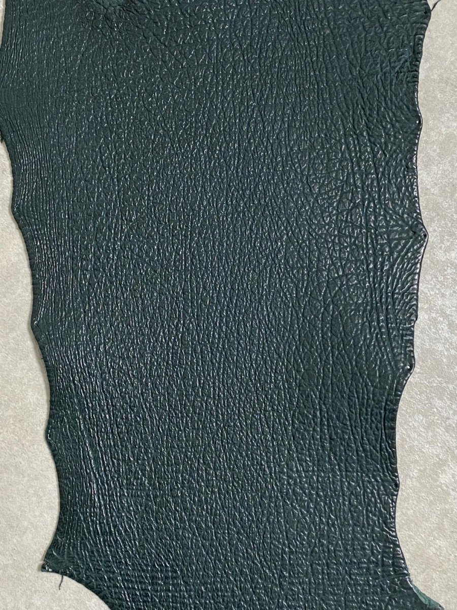 画像3: シャーク　ダークグリーン　サメ革　鮫革　シャークスキン (3)