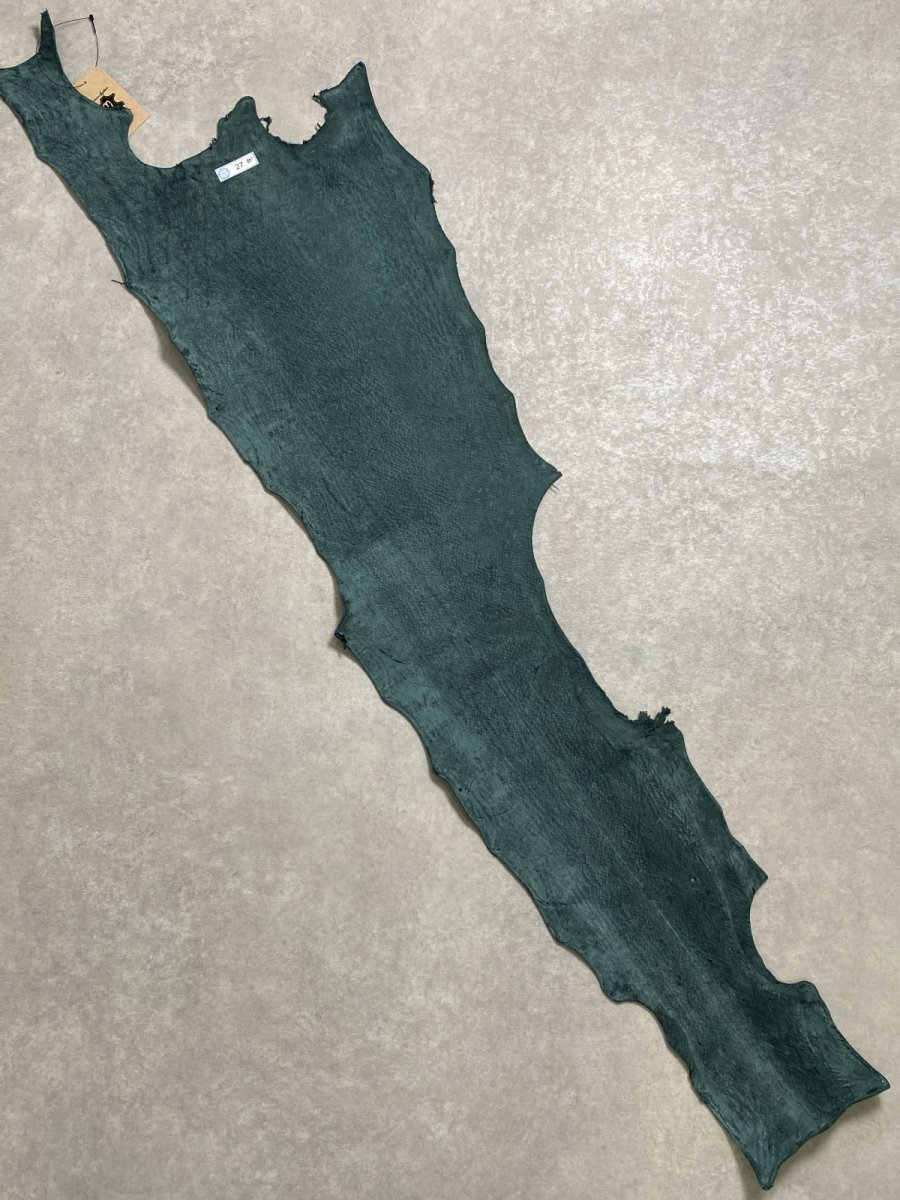 画像8: シャーク　ダークグリーン　サメ革　鮫革　シャークスキン (8)