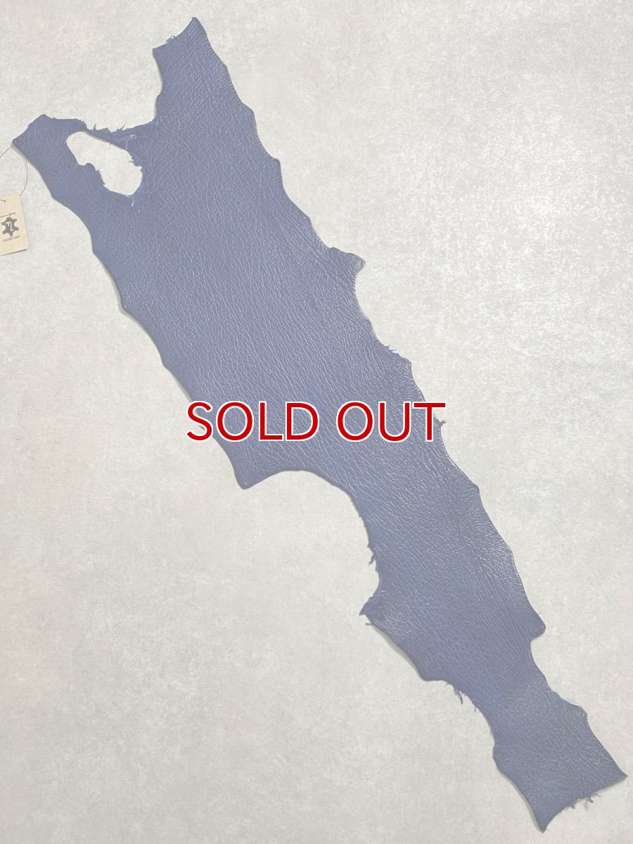 画像1: シャーク　ブルー　サメ革　鮫革　シャークスキン (1)