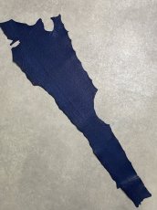 画像1: シャーク　ブルー　サメ革　鮫革　シャークスキン (1)