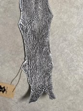 画像5: シャーク　白×黒　サメ革　鮫革　シャークスキン　 (5)