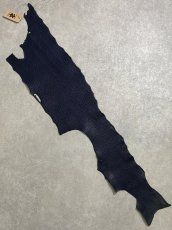 画像1: シャーク　ネイビー　サメ革　鮫革　シャークスキン (1)