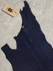 画像2: シャーク　ネイビー　サメ革　鮫革　シャークスキン (2)