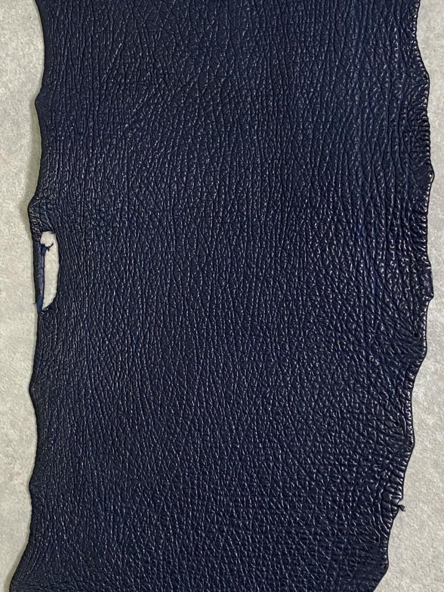 画像3: シャーク　ネイビー　サメ革　鮫革　シャークスキン (3)