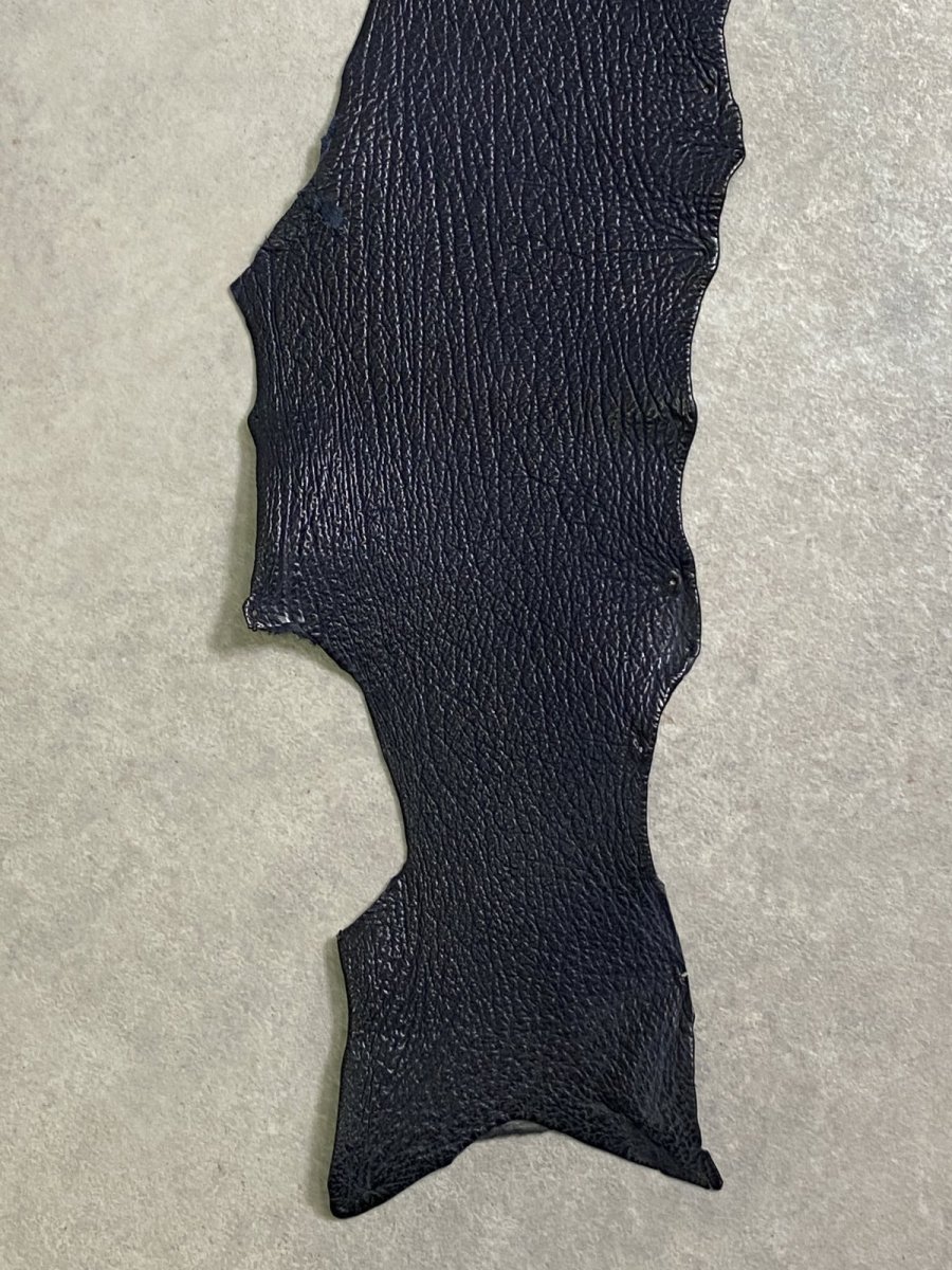 画像4: シャーク　ネイビー　サメ革　鮫革　シャークスキン (4)