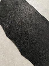 画像7: シャーク　ブラック1級　サメ革　鮫革　シャークスキン (7)