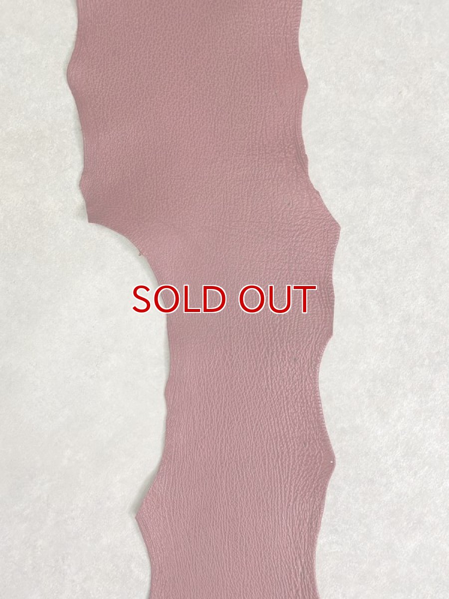 画像4: シャーク　レッド　頭ハリ加工　サメ革　鮫革　シャークスキン (4)