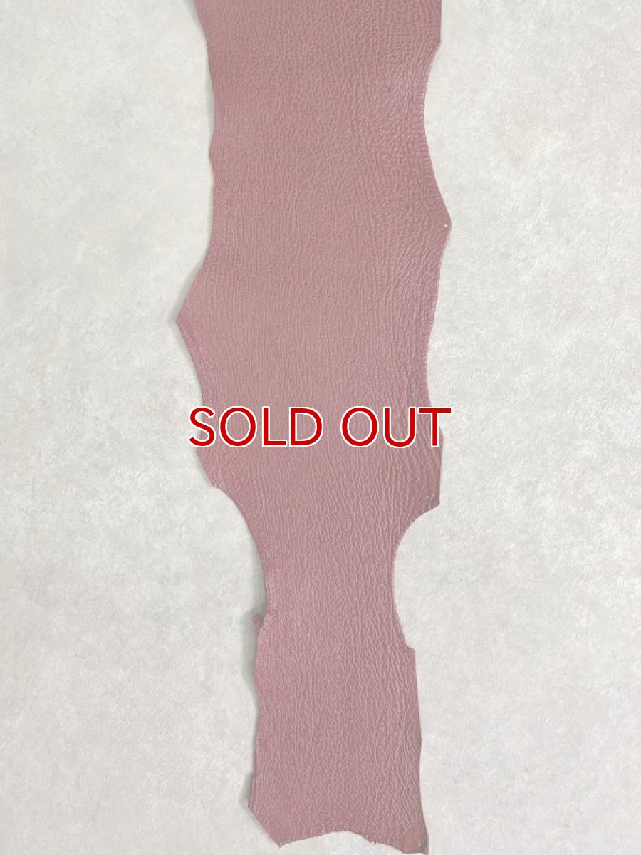 画像5: シャーク　レッド　頭ハリ加工　サメ革　鮫革　シャークスキン (5)