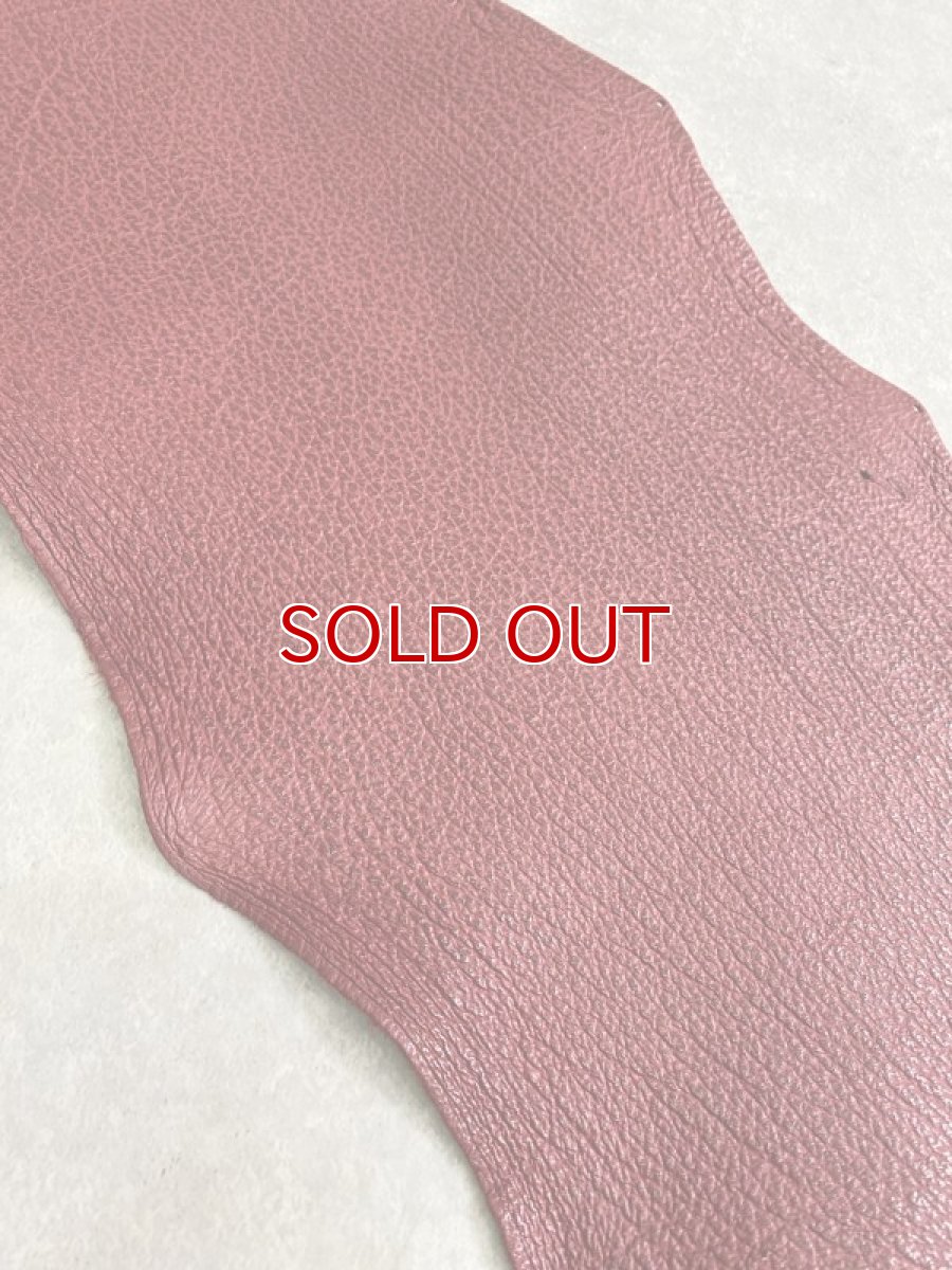 画像6: シャーク　レッド　頭ハリ加工　サメ革　鮫革　シャークスキン (6)