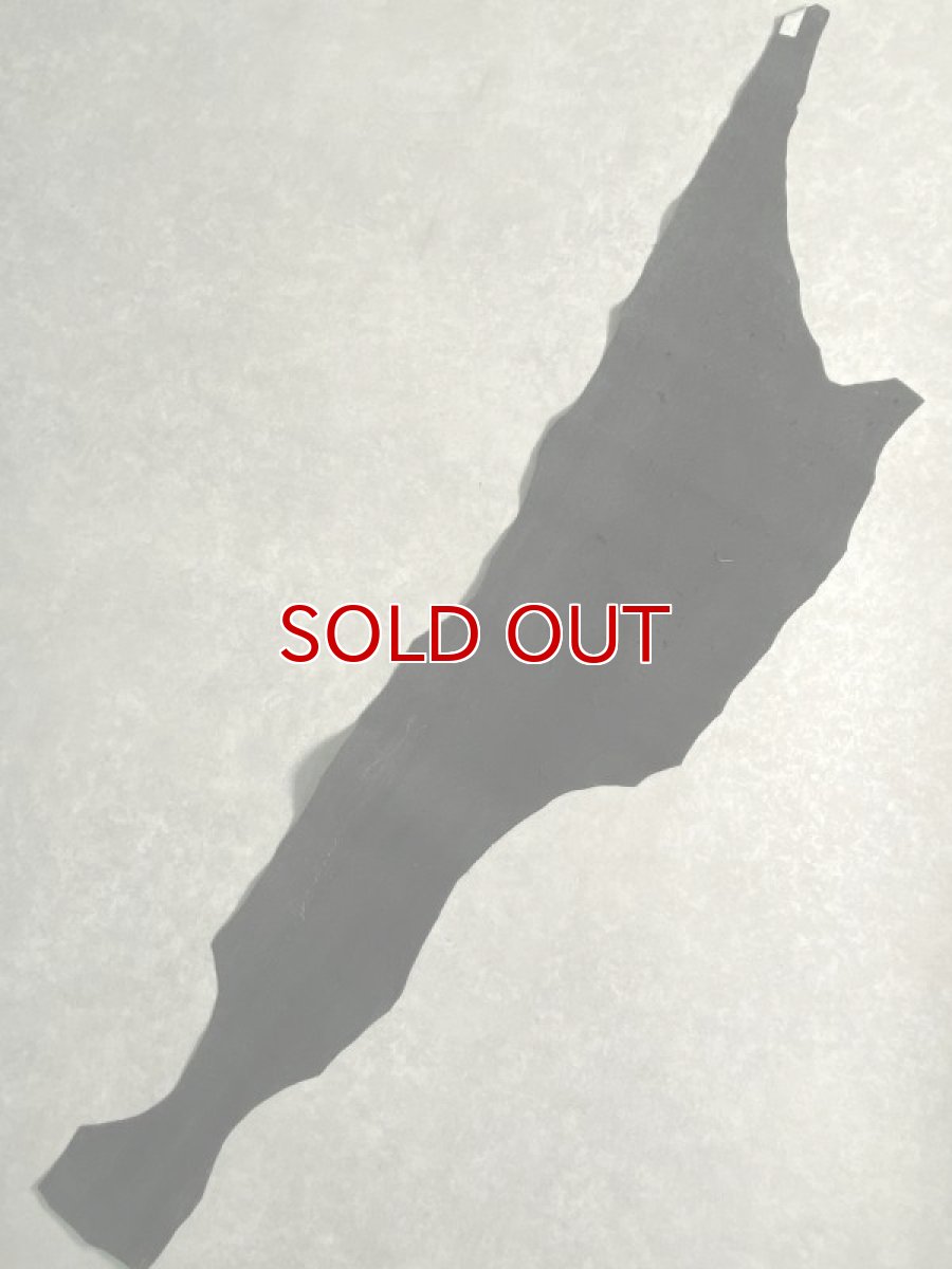 画像9: シャーク　ヌバックブラック　サメ革　鮫革　シャークスキン (9)