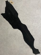 画像1: シャーク 　ヌバック　ブラック　サメ革　鮫革　シャークスキン (1)