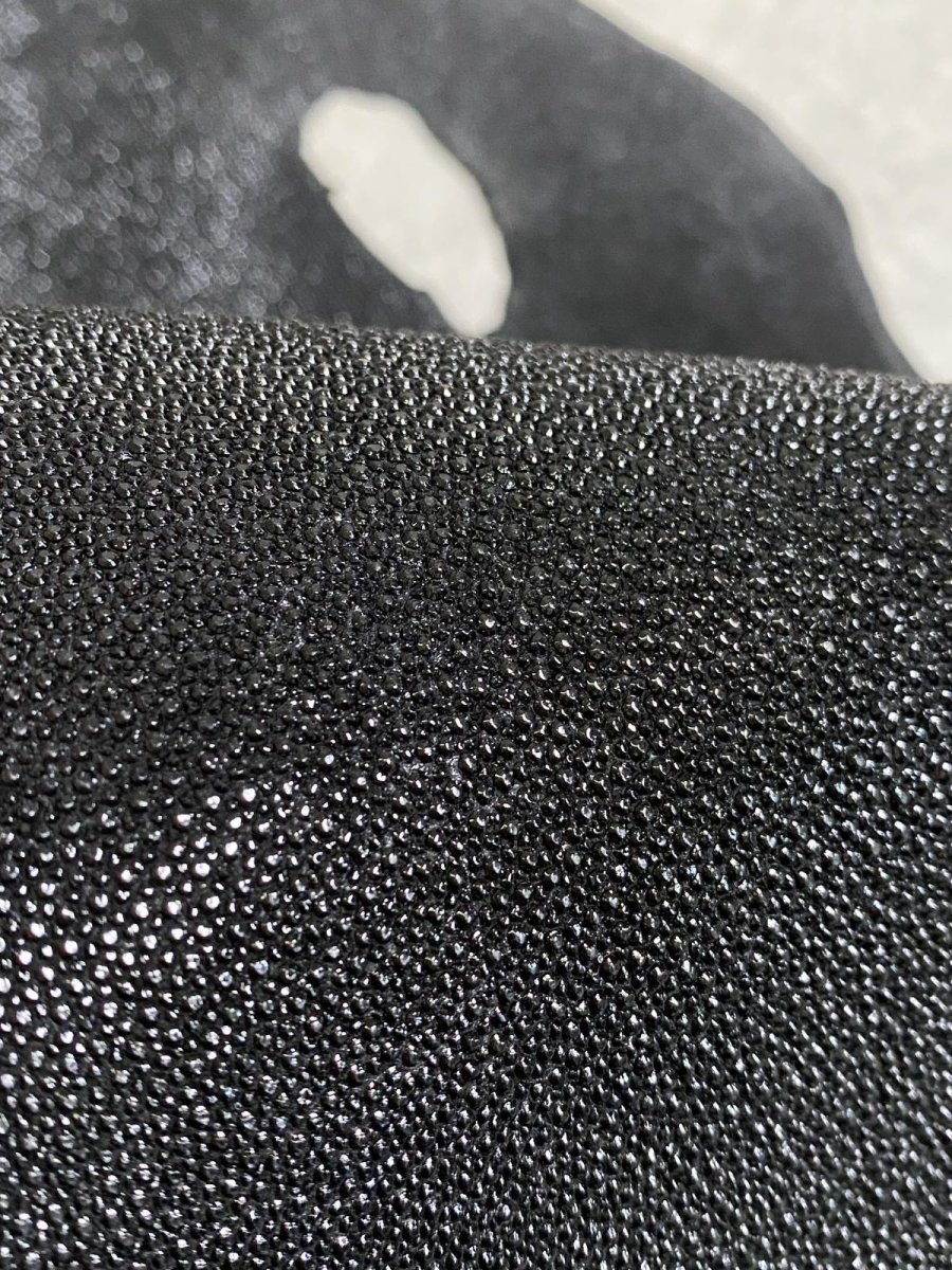 画像6: スティングレイ　ブラック　10インチ　エイ革　ガルーシャ (6)