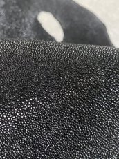 画像6: スティングレイ　ブラック　10インチ　エイ革　ガルーシャ (6)