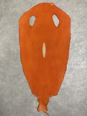 画像1: スティングレイ　オレンジ　８インチ　エイ革　ガルーシャ (1)